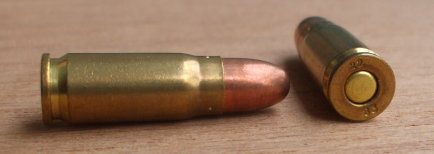 7.62x25mm Tokarev ammunition, Romanian headstamp.