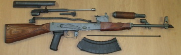 Field strip the AK-47 rifle.