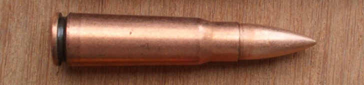 7.62x39mm ammunition.