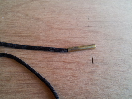 Weighted tip of 'bore snake' for cleaning gun barrels.