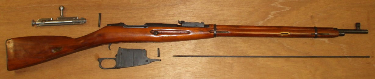 Mosin-Nagant rifle suitable for adventures in the Gobi Desert in the 1920s.